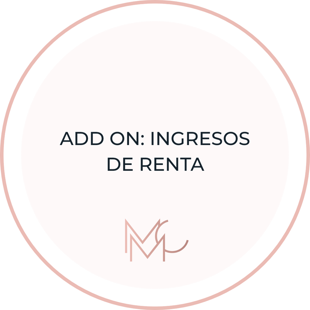 Add on: ingresos de renta